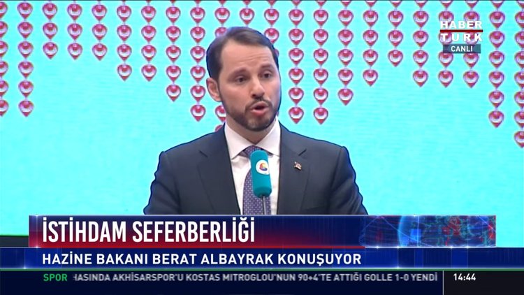 İstihdam seferberliği: Hazine Bakanı Berat Albayrak konuştu