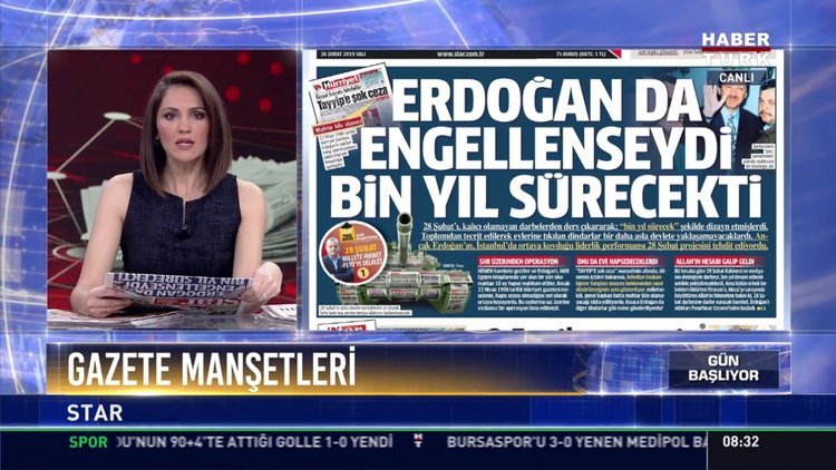 Günün manşetleri!