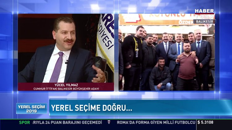 Yerel Seçim 2019 - 26 Şubat 2019 (AK Parti Balıkesir Büyükşehir Belediye Başkan Adayı Yücel Yılmaz)