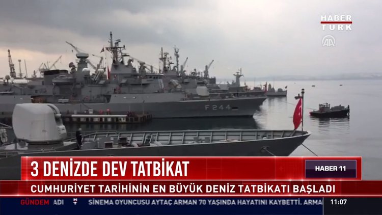 3 denizde dev tatbikat: Cumhuriyet tarihinin en büyük deniz tatbikatı başladı