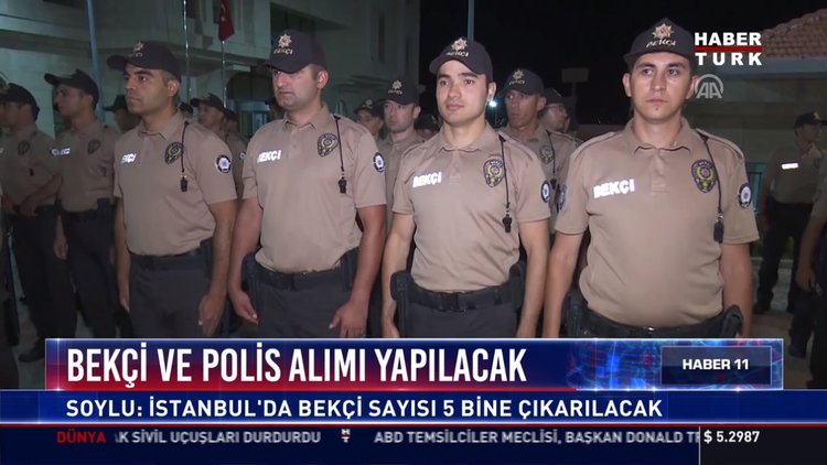 Bekçi ve polis alımı yapılacak: Soylu: İstanbul'da bekçi sayısı 5 bine çıkarılacak