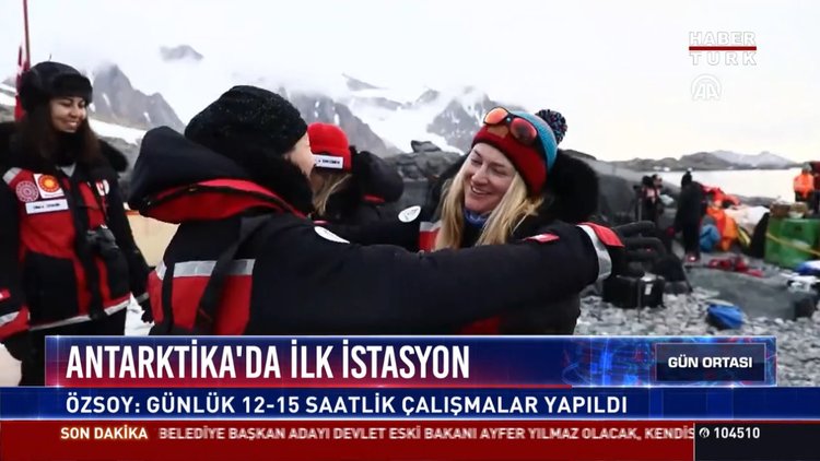 Antarktika'da ilk istasyon