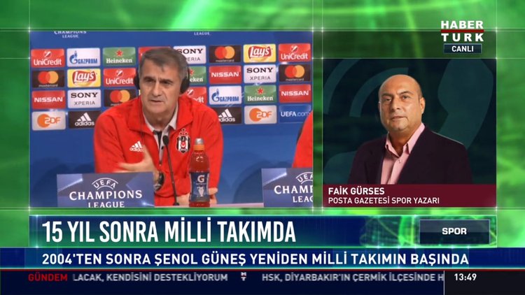 Şenol Güneş, Milli Takım'da