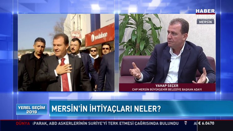 Yerel Seçim 2019 - 27 Şubat 2019 (CHP Mersin Büyükşehir Belediye Başkan Adayı Vahap Seçer)