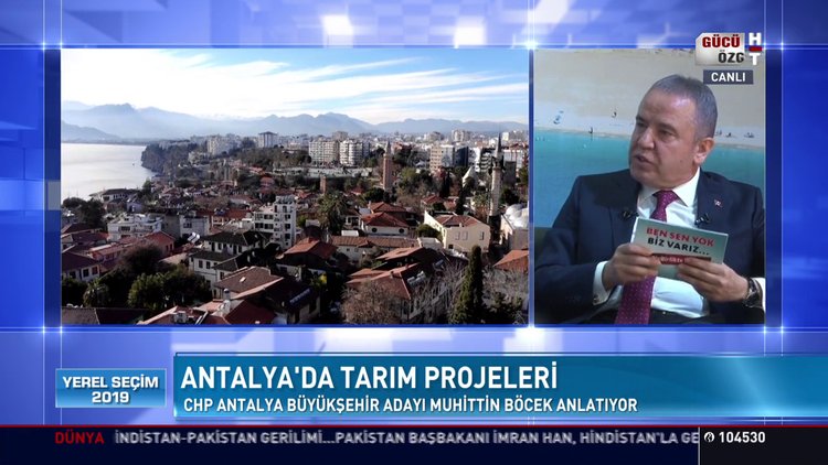 Yerel Seçim 2019 - 28 Şubat 2019 (CHP Antalya Büyükşehir Belediye Başkan Adayı Muhittin Böcek)