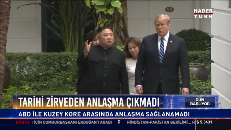 Tarihi zirveden anlaşma çıkmadı: Abd ile Kuzey Kore arasında anlaşma sağlanamadı