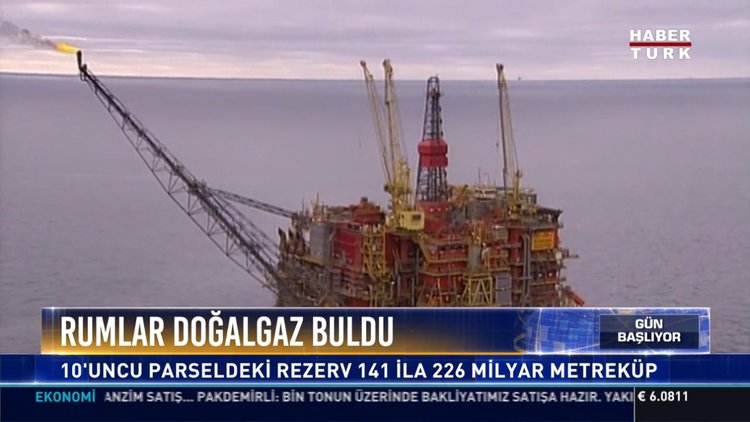 Rumlar doğalgaz buldu: 10'uncu parseldeki rezerv 141 ila 226 milyar metreküp