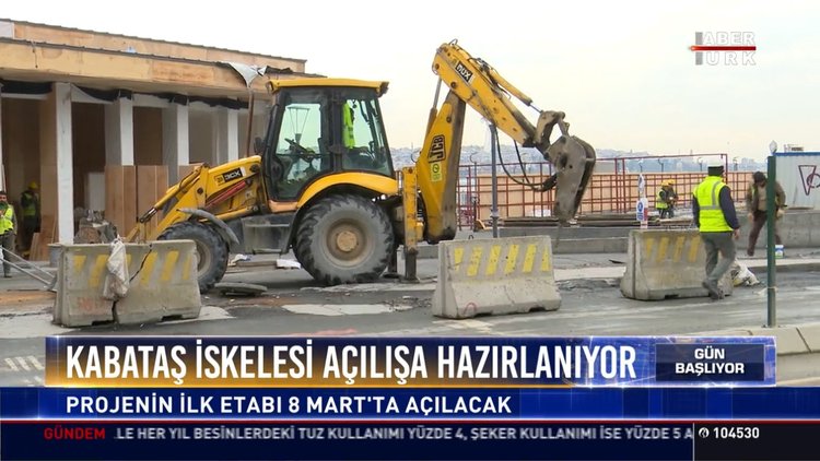 Kabataş iskelesi açılışa hazırlanıyor: Projenin ilk etabı 8 Mart'ta açılacak