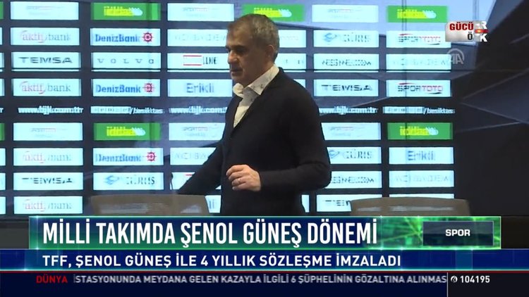 Milli takımda Şenol Güneş dönemi: Tff, Şenol Güneş ile 4 yıllık sözleşme imzaladı