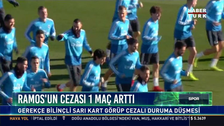 Ramos'un cezası 1 maç arttı: gerekçe bilinçli sarı kart görüp cezalı duruma düşmesi