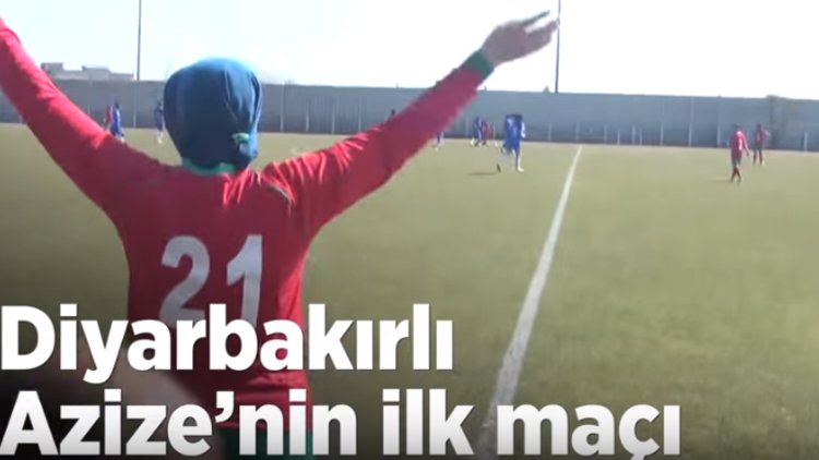 Diyarbakırlı Azize, 49 yaşında ilk maçına çıktı
