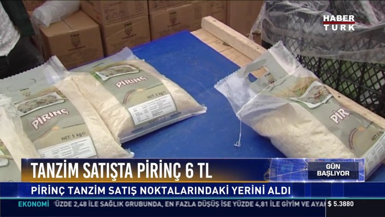 Tanzim satışta pirinç 6 TL