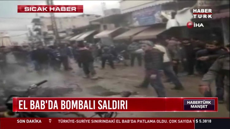 El Bab'da bombalı saldırı!