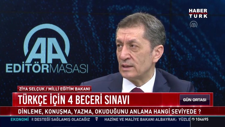 Türkçe için 4 beceri sınavı