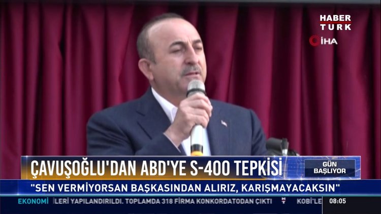 Çavuşoğlu'dan ABD'ye S-400 tepkisi: "Sen vermiyorsan başkasından alırız, karışmayacaksın"