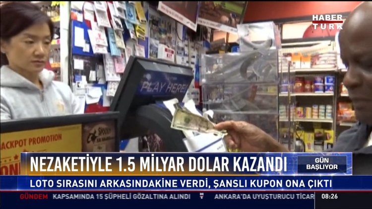 Nezaketiyle 1.5 milyar dolar kazandı: Loto sırasını arkasındekine verdi, şanslı kupon ona çıktı