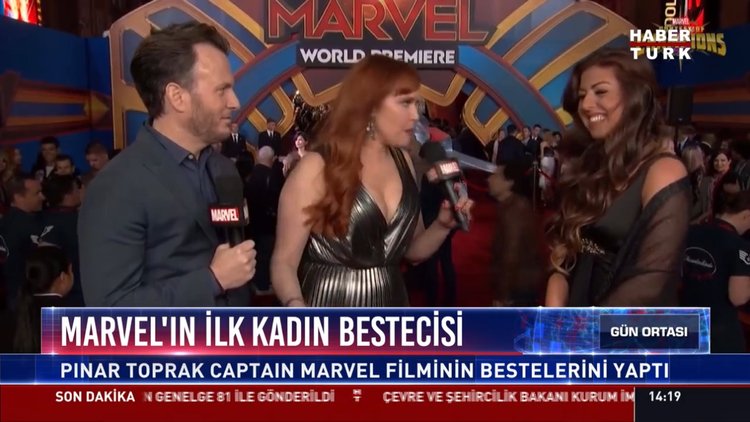 Marvel'ın ilk kadın bestecisi: Pınar Toprak Captaın Marvel filminin bestelerini yaptı