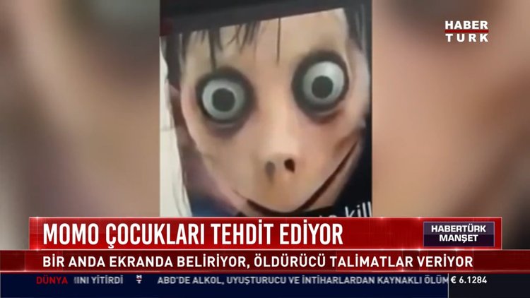 Momo çocukları tehdit ediyor: Bir anda ekranda beliriyor, öldürücü talimatlar veriyor