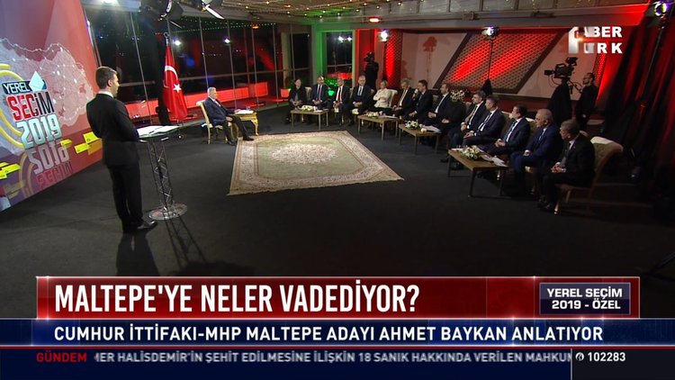 Binali Yıldırım, adaylarla Habertürk'te buluştu
