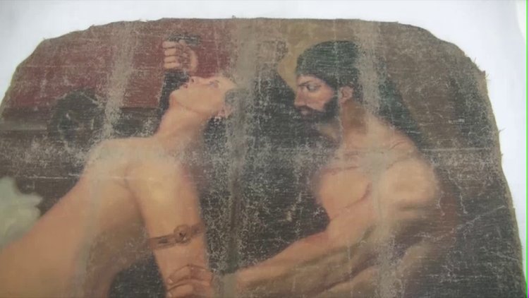 Diyarbakır'da Pablo Picasso'nun "Çıplak kadın ve erkek" tablosu ele geçirildi