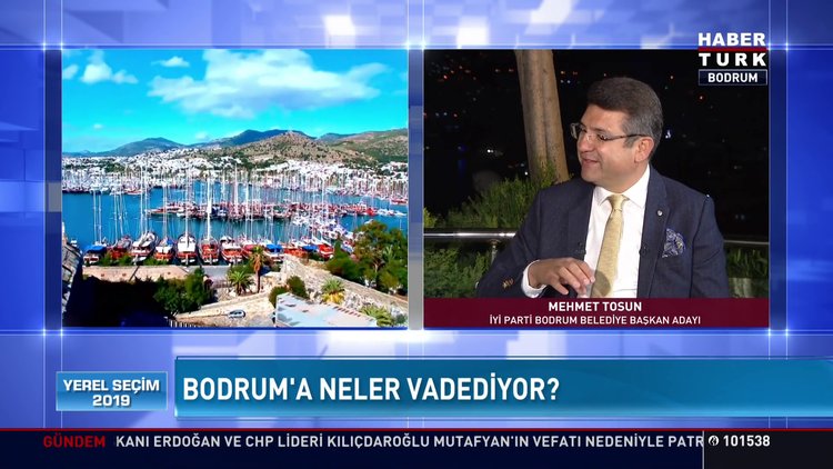 Yerel Seçim 2019 - 8 Mart 2019 (İYİ Parti Bodrum Belediye Başkan Adayı Mehmet Tosun)