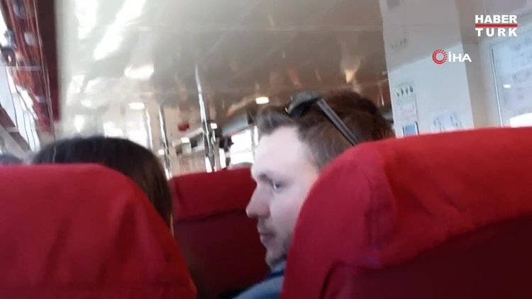 Baltayla bindiği vapuru İstanbul'a götürmek istedi