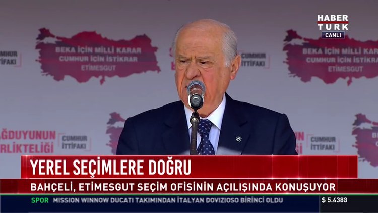 Devlet Bahçeli Etimesgut Seçim Ofisi açılışında konuştu