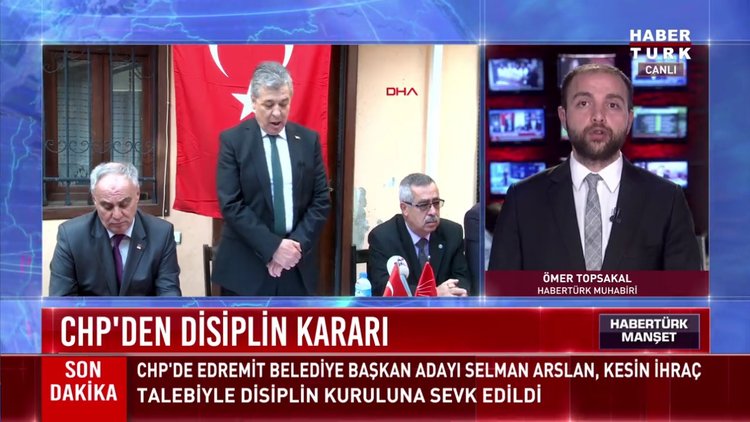 CHP Edremit Belediye Başkan Adayı Selman Arslan, kesin ihraç talebiyle Disiplin Kuruluna sevk edildi!