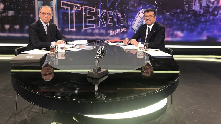 Nihat Zeybekci Habertürk'te soruları yanıtlıyor
