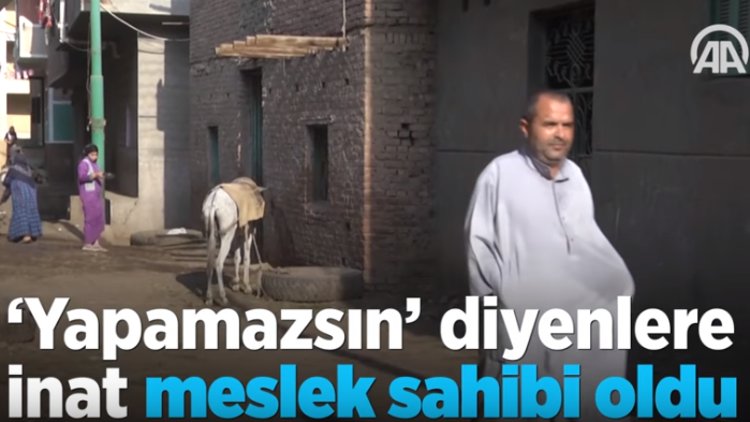 Yapamazsın diyenlere inat meslek sahibi oldu