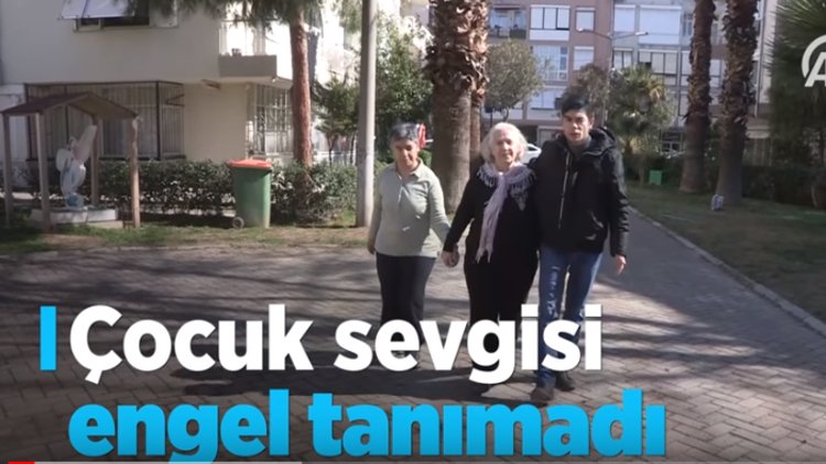 Çocuk sevgisi engel tanımadı