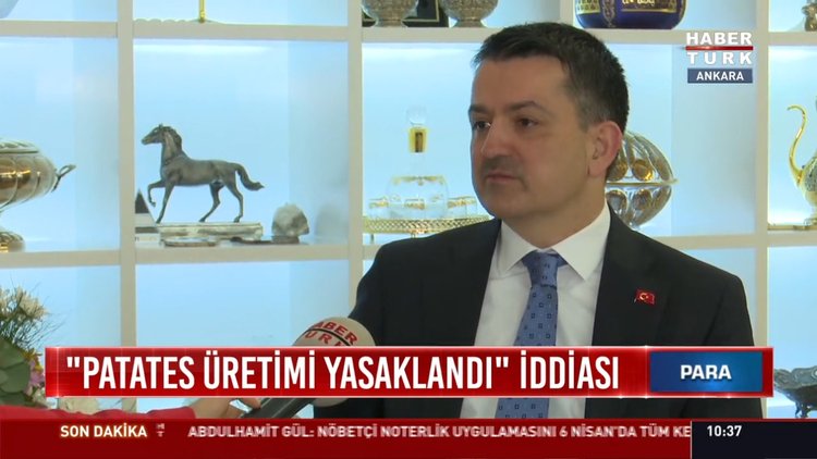 "Patates üretimi yasaklandı" iddiası: Tarım Bakanı Pakdemirli iddialara yanıt veriyor