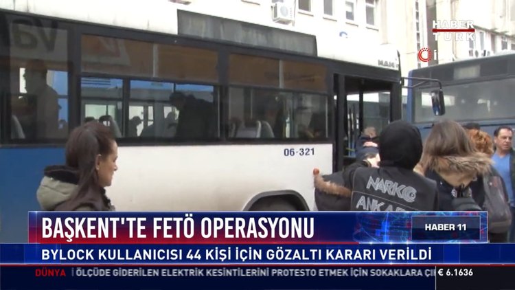 Başkent'te Fetö operasyonu: Bylock kullanan 44 kişi için gözaltı kararı verildi