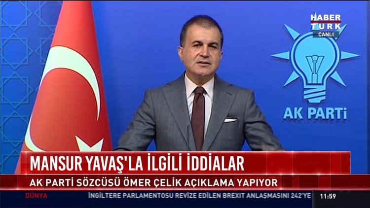 Mansur Yavaş'la ilgili iddialar: AK Parti Sözcüsü Ömer Çelik açıklama yapıyor