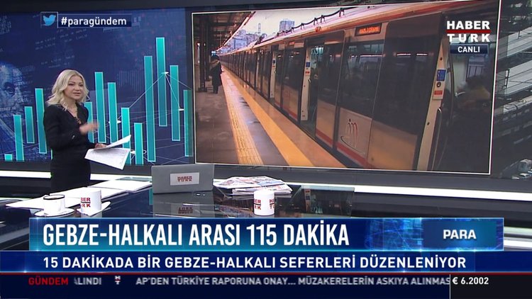 Gebze-Halkalı arası 115 dakika: 15 dakikada bir Gebze-Halkalı seferleri düzenleniyor