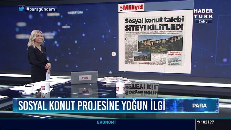 Sosyal konut projesine yoğun ilgi