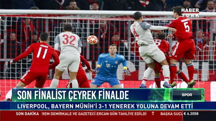 Son finalist çeyrek finalde: Liverpool, Bayern Münih'i 3-1 yenerek yoluna devam etti
