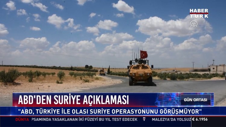 ABD'den Suriye açıklaması: "ABD, Türkiye ile olası Suriye operasyonunu görüşmüyor"
