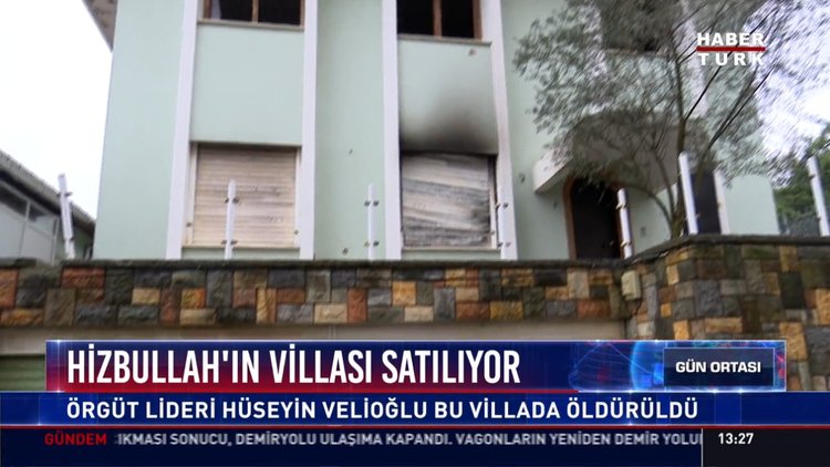 Hizbullah'ın villası satılıyor: Örgüt lideri Hüseyin Velioğlu bu villada öldürüldü