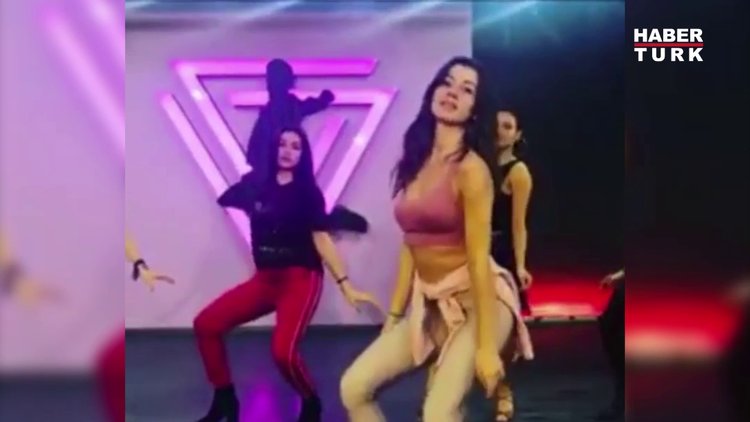 Gökçe Bahadır böyle dans etti!