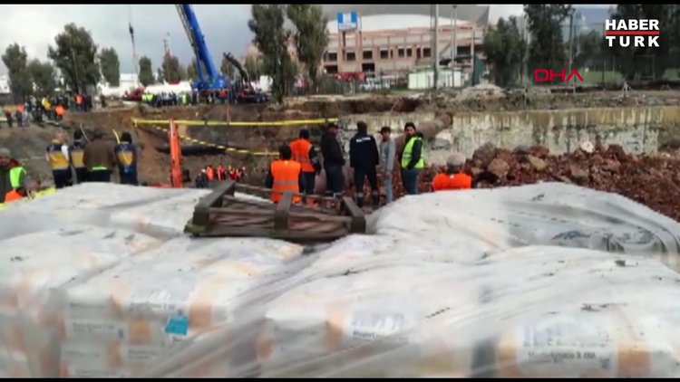 Metro otopark inşaatındaki göçükte bir kişinin cansız bedenine ulaşıldı