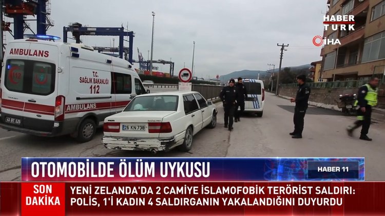 Otomobilde ölüm uykusu