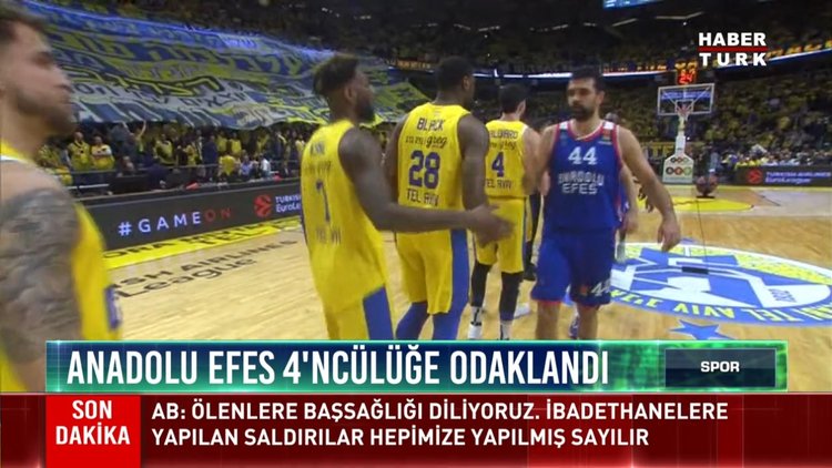 Anadolu Efes 4'ncülüğe odaklandı