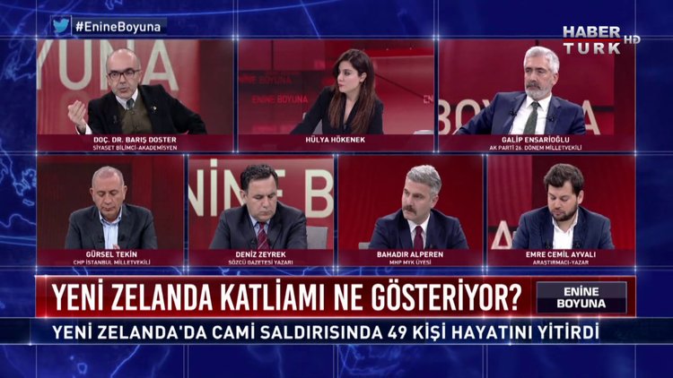 Enine Boyuna - 15 Mart 2019 (Yeni Zelanda katliamı ne gösteriyor?)