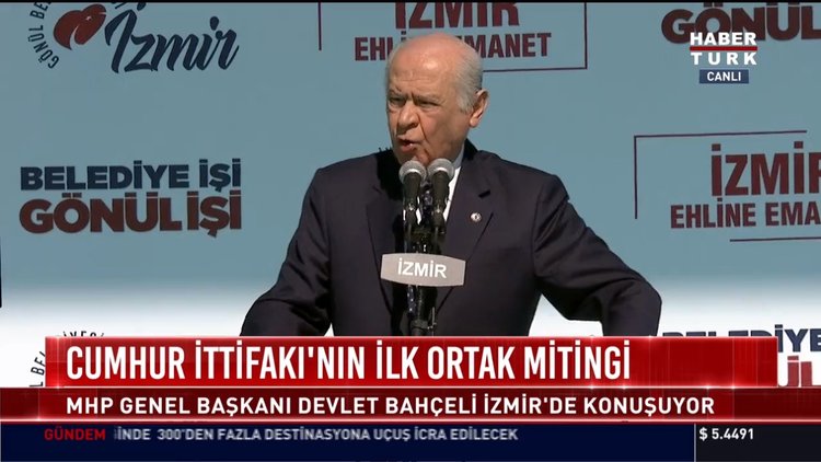 Bahçeli Cumhur İttifakı'nın ortak mitinginde konuştu