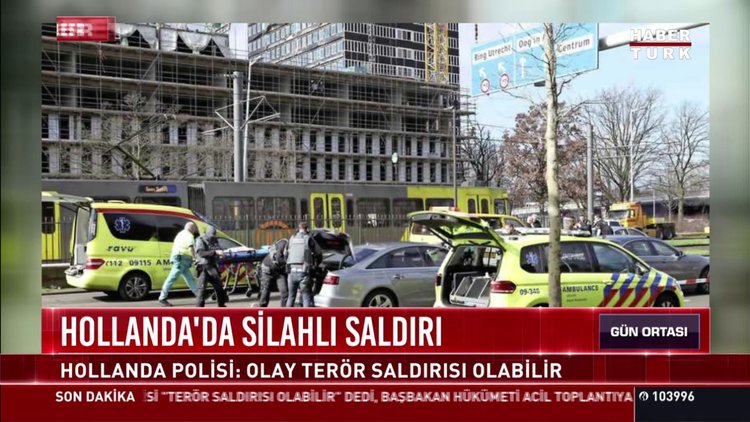 Hollanda'da silahlı saldırı!