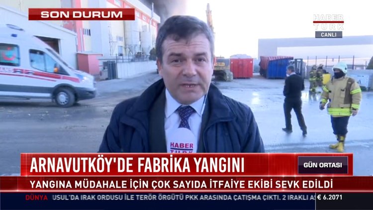 Arnavutköy'de fabrika yangını: Yangına müdahale için çok sayıda itfaiye ekibi sevk edildi