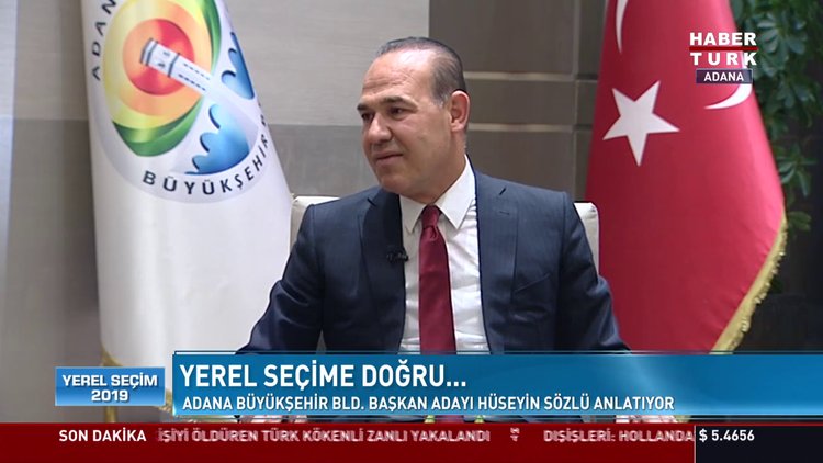 Yerel Seçim 2019 - 18 Mart 2019 (Adana Büyükşehir Belediye Başkanı Hüseyin Sözlü)