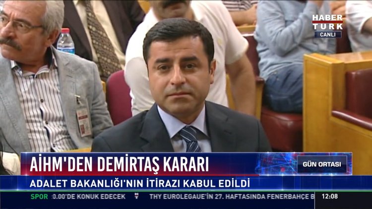 AİHM'den Demirtaş kararı: Adalet Bakanlığı'nın itirazı kabul edildi
