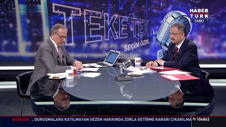 Mehmet Özhaseki Habertürk'te soruları yanıtlıyor